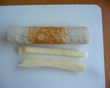 スライスチーズでチーズちくわ作り方1写真