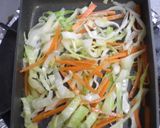 キャベツと人参のチーズ玉子焼き作り方4写真