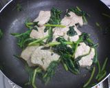 豚肉（赤み）とほうれん草のバター炒め作り方6写真