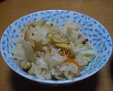 深川丼風あさりの炊き込みご飯作り方6写真