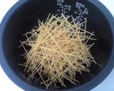 手抜きごはん❤炊飯器で和風スパゲッティー作り方1写真