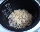 手抜きごはん❤炊飯器で和風スパゲッティー作り方3写真
