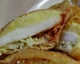 はんぺんチーズのおあげ焼き♪作り方4写真