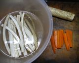 ささみの天ぷら～野菜まき～作り方1写真