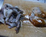 イカの腑煮（味噌味★）作り方3写真