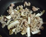さつまいもと豚肉の炊き込みごはん作り方3写真