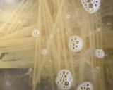 簡単　コーンポタージュほうれん草鮭パスタ作り方7写真