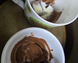 転写シートでチョコナッツ作り方1写真