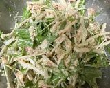 水菜、大根の豆腐和え作り方4写真