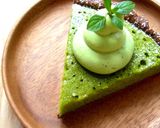 *抹茶チーズケーキ on 緑茶タルト*作り方12写真