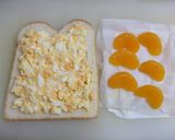 みかん♡たまごサンド作り方1写真