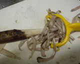 ひらひらゴボウの牛肉炒め作り方1写真