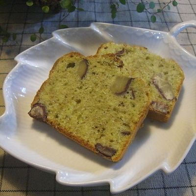 Wマロン抹茶パウンドケーキ by こうたん＠ママ 【クックパッド】 簡単