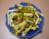 カボチャとちくわと油揚げの胡麻油和え作り方6写真