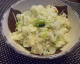 朝ごはんに☆水菜ちりめんごはん作り方5写真