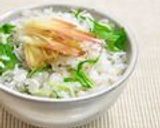 朝ごはんに☆水菜ちりめんごはん作り方7写真