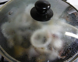 イカとアサリの塩にんにく炒め作り方4写真