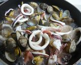 イカとアサリの塩にんにく炒め作り方5写真