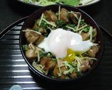 全部有り合わせ★焼き鳥丼温玉のせ♥作り方5写真