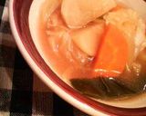 ほっこり、切干大根と野菜の食べるスープ♪作り方4写真