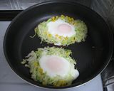 あまった千切りキャベツde目玉焼き作り方5写真