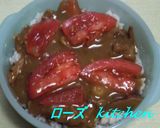 カレーの残りで♪カレーとトマトのドリア♪作り方3写真