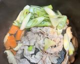 プチっと鍋で豚キムチうどん作り方3写真