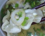 インスタント松茸お吸い物スープ餃子＆焼売作り方12写真