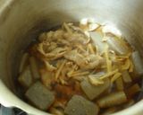 こんにゃくと豚肉の炒め煮作り方6写真