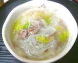【ダイエットに♪】糸こんひき肉あんかけ作り方9写真