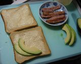 ♪アボガドがっつりホットサンド♪作り方1写真