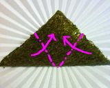 【簡単】お弁当に海苔の飾り切り♪作り方2写真