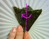 【簡単】お弁当に海苔の飾り切り♪作り方3写真