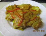 手羽中開きのクリームカレーソースがけ😋作り方5写真