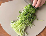 簡単10分！豚バラと水菜のうま炒め作り方1写真