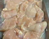 鶏むね肉のフリッター♪チリソースがけ作り方1写真