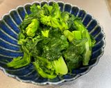 安心安定！かき菜のシンプル柔らか茹で作り方3写真