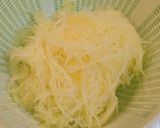 豚しゃぶ肉と金糸瓜の黒酢スープ（酸辣湯風）作り方1写真