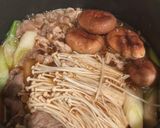 すき焼き風うどん作り方7写真