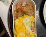 レンジ簡単洋風梅焼き肉味オムライス弁当作り方12写真