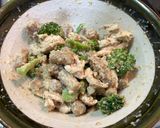 デパ地下風！蒸し鶏とごぼうのごまマヨ和え作り方5写真