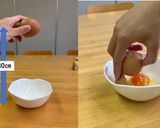 油不使用♪レンジで作る！納豆お好み焼き作り方2写真