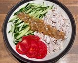 罪悪感なし！さっぱり梅ソースで味わう棒々鶏風作り方5写真