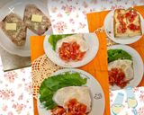 簡単かじき鮪のチーズ蒸し♬トマトソース味作り方5写真