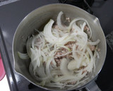 不器用南瓜と挽肉の炒め物作り方1写真