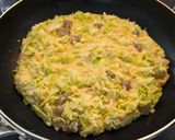 とろふわお好み焼き（たこ焼き粉使用）作り方3写真