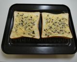 【グリル】チョコチップメロンパントースト作り方3写真