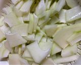 青パパイヤの簡単炒め煮（まるで大根）作り方3写真