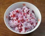 ローゼルの塩漬けで混ぜご飯作り方5写真