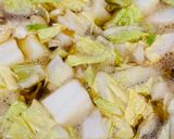 だしの素で簡単！白菜と卵のお吸い物作り方6写真